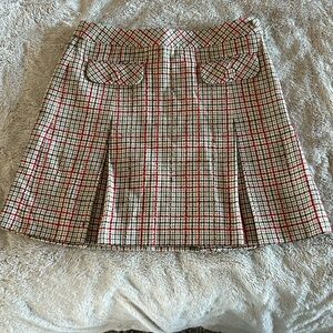Loft, pleated mini skirt, size 6